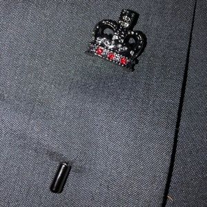 3 for $20🛍 Crown Lapel Pin Brooch with red stones